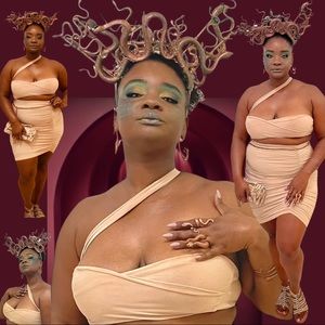 Medusa Accessories- Earrings . Rings. Belly chain. Bracelet.